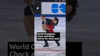 Chock and Bates' ‘twist’ to lead the Ice Dance! ⛸ 🤩