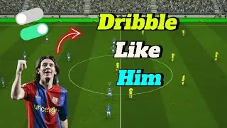 How to Dribble WITHOUT any SKILLS 🔥 eFootball 2025 Mobile 🎮