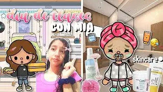 ¿PORQUE MIA NO QUIERE IR A LA ESCUELA?🎒#tocaboca #aesthetic #rutina #skincare TBC LAU✨