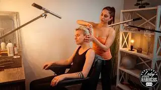 Head & Neck Relief You Can FEEL 😳 ASMR Massage by Barber Lady Nisa