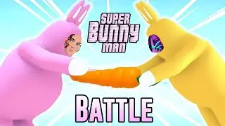 БАТТЛ КРОЛЕЙ! Super Bunny Man - Двое милейших кролей Tohio и udarnovolnovaya