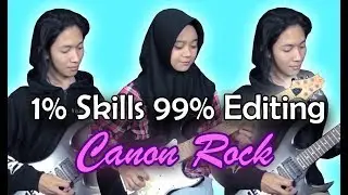 1% Guitar Skills 99% Editing Skill (CANON ROCK)