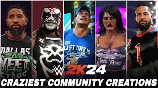 Craziest '25 Community Creations For WWE2K24!
