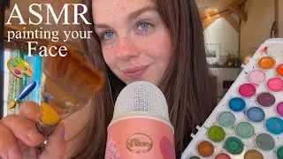 ASMR Doing YOUR Makeup with PAINT 🎨