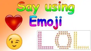 How to write a word or letters using emojis | Tech Point