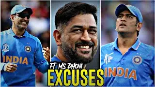 Excuse ft. MS Dhoni | MS Dhoni Edit | MS  Dhoni Status | Excuses AP Dhillon 🔥