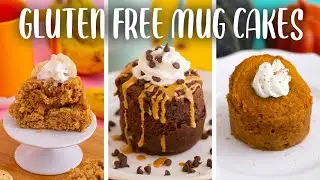 3 Vegan MUG CAKES – Eggless & Gluten Free!
