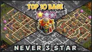 TOP 10 BEST TH16 WAR/ TROPHY PUSHING BASE + REPLAY || TH16 BASE WITH LINK || TH16 ANTI 3 STAR BASE