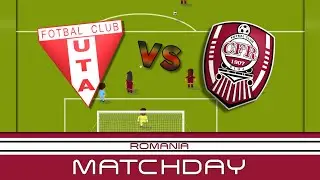 World Soccer Champs | Managing CFR Cluj to play a matchday against Uta Arad