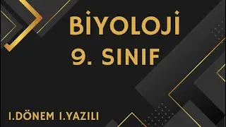 9. Sınıf Biyoloji 1. Yazılı Açık Uçlu Sorular yeni sistem
