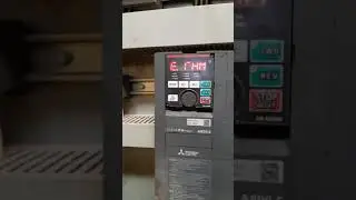 MITSUBISHI INVERTER FR-A800-E OPEN LOOP P800=20 Advanced magnetic flux vector contro Speed control.