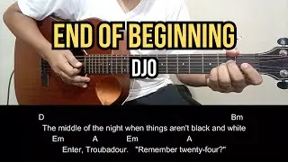 End Of Beginning - Djo | Guitar Tutorial