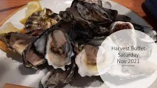 Harvest Buffet Lunch at The Star. Saturday November 2021. All you can eat seafood.