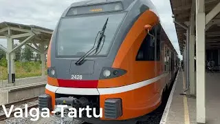Estonian Railways 🇪🇪 | Elron #335 full ride Valga-Tartu 14.07.2024