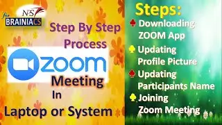 HOW TO USE ZOOM in laptop or Desktop | Zoom class in Online I  video conferences in Zoom App