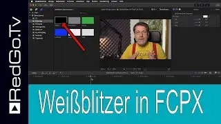Weissblitzer mit Final Cut Pro X - Flash Cut mit Generator in FCPX erzeugen