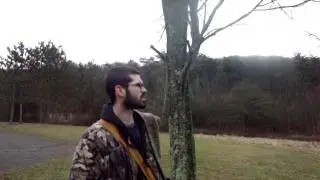 Shooting Hawken .50 Cal. Flintlock.