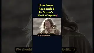 How JESUS Responded To Satan's Worldly Kingdom 👹🤯 #shorts #youtubeshorts #jesus #catholic #fypシ