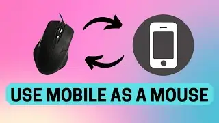 How to use mobile as a mouse for laptop | mobile as a wireless mouse | mouse for laptop and computer