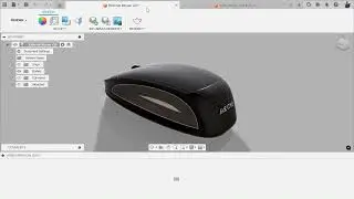 Wireless Ergonomic Mouse from scratch in Fusion 360