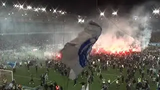 Planstormning och guldfirande, Malmö FF-Elfsborg, 2023-11-12