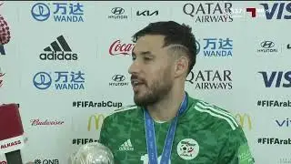 تصريحات يوسف بلايلي بعد التتويج بكأس العرب