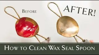 How to Clean Wax Seal Spoon | Clean Your Wax Melting Spoon
