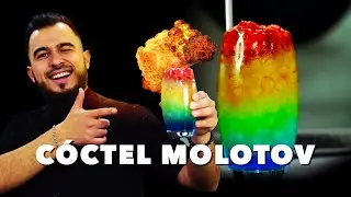 How to make the BARMAN MOLOTOV COCKTAIL in red 🍹