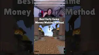 The BEST Early Game Money Method!!  #gaming #hypixelskyblockmoneymakingmethod #Emehe