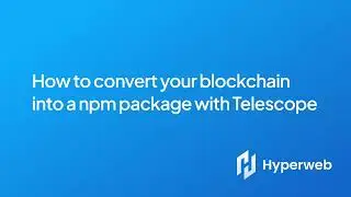 Convert your Cosmos SDK Blockchain into a TypeScript npm package