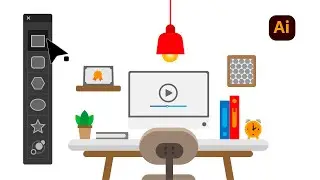 Adobe illustrator Eğitimi | Şekil Araçları ile Kolay Çizim Yapın
