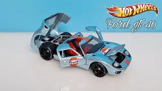 custom hot wheels ford gt 40