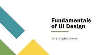 Fundamentals of UI Design | Web Principles and User Experience