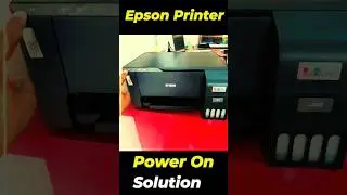 Epson Printer Power on Issue  #shorts #ytshorts #dance #trending #music #computer