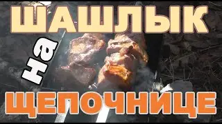 Шашлык на щепочнице