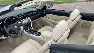 2004 Lexus SC430 Pebble Beach Edition walkaround + convertible top operation