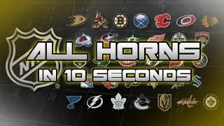 All NHL Goal Horns in 10 Seconds (2023)