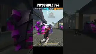 IMPOSSIBE 1V4 AGAINST GRANDMASTER PLAYERS🔥🎯 #freefire #ffmontage #ffshorts