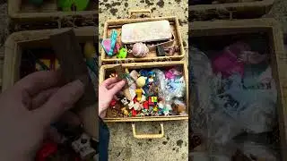 Ma boîte à souvenirs ! ✨🧸 #vintage #secondemain #brocante #nostalgie #90s #videgrenier #trouvaille