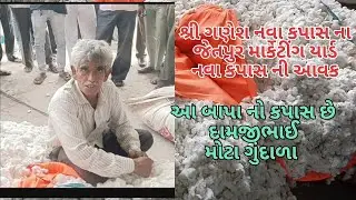 દામજીબાપા ગામ મોટાગુદાળા ના નવા કપાસ ની આવક 3 ભારી જેતપુર માર્કેટીંગ યાર્ડ કપાસ ની હરરાજી લાઈવ ☁️💥