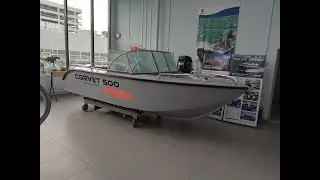 АЛЮМИНИЕВЫЙ  КАТЕР КОРВЕТ 500 А FISH C