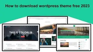How to Download Wordpress Theme Free 2023 [ Wordpress ] Tech Banco