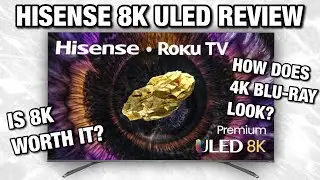 I GOT AN 8K TV! | HISENSE U800GR 8K ULED ROKU TV REVIEW