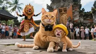 Mama Cat Makes Kitten Summer Vacation Special with a Trip to Indonesia 🏝️🐾🇮🇩