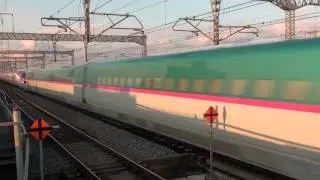 ◆最高速シリーズ◆E5系はやぶさ+E6系こまち(約320km/h)