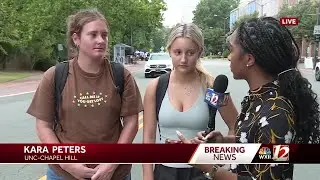 UNC-Chapel Hill campus incident freshman reactions