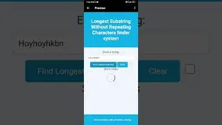 longest substring without repeating  characters finder using html css and javascript #technology