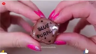 Guess the color cracking clay glitter 🧡💛💚🖤💜💙