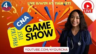 🏥 CNA Practice Test Game Show! Recognizing Emergencies 🎉 | 4YourCNA
