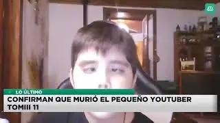 Tomiii 11 MURIO el pequeño youtuber chileno 30/08/21 CONFIRMA NOTICIERO LOCAL